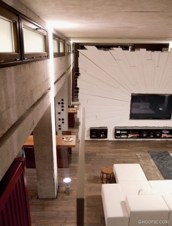 Unique Textured Feature Wall Decor Living Room