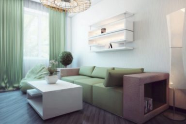 Bright Purple Green Living Room Ideas