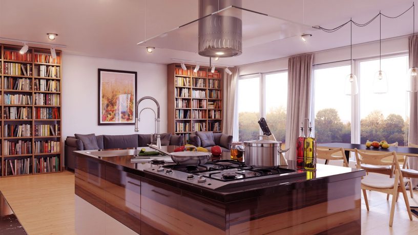 White Brown Furniture Kitchen Island Ideas