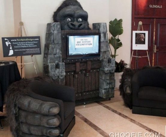 Appealing King Kong Inspired Home Theater Design Ideas