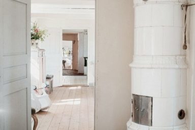Captivating Interior Design with Vintage Fireplace