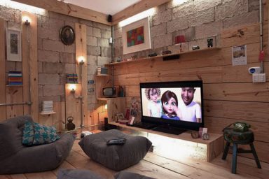 Cozy Multimedia Library Design Ideas