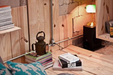 Home Office with Ancient Lamp