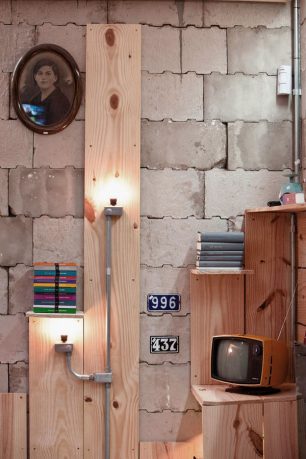 Home Office with Ancient TV