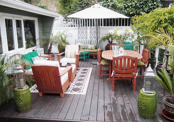 Moroccan Decked Terrace Design Ideas