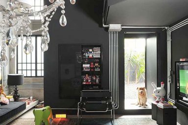 Eye Catching Black Interior Living Room Ideas