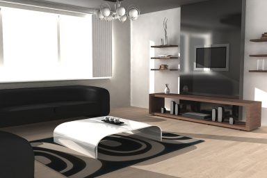 Rendering Contemporary Living Room Design