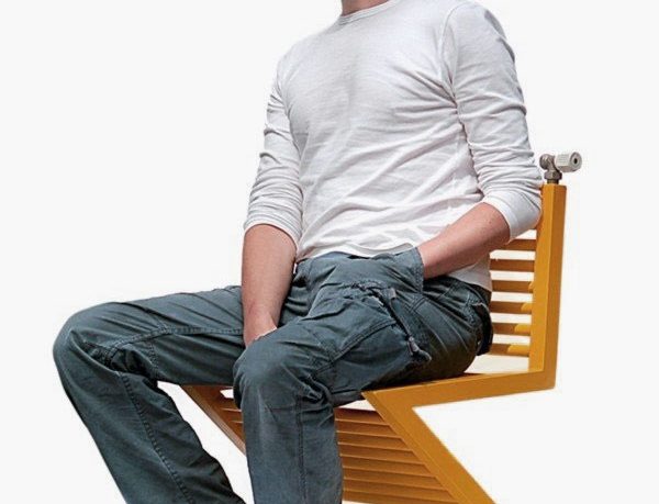Yellow Chair with Radiator Combined