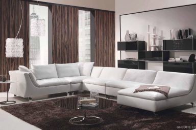 Awesome Living-Room with Crystal Lamp