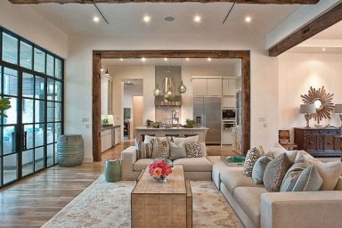 Luxury Warm Modern Living Room Design