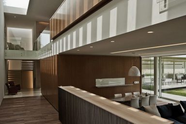 Elegant Corridor House Design Ideas with Wooden Floor