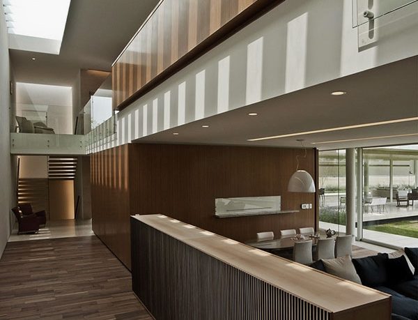 Elegant Corridor House Design Ideas with Wooden Floor