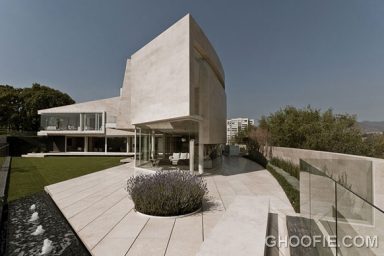 Glamorous Marble House Design Ideas with L Shaped