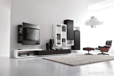 Multifunctional Wall Mount TV Stand Design