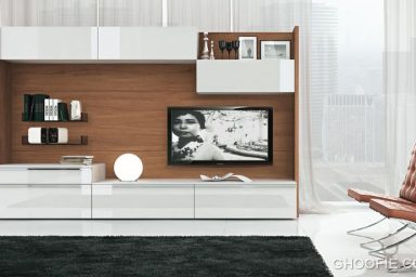 Natural Living Room with TV Wall Mount Ideas