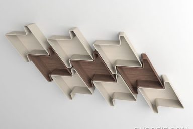 Pied De Poule Modular Wall Shelves Ideas