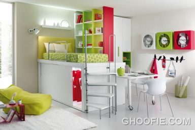 Colorful Furniture in Children Bedroom