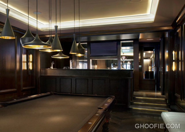 Game room basement design