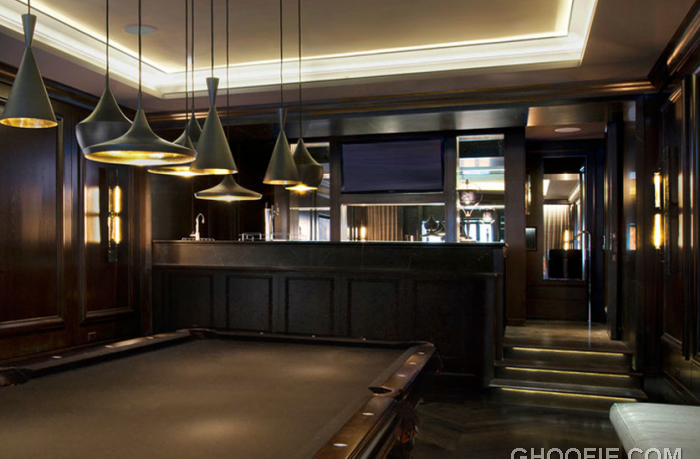 Game room basement design