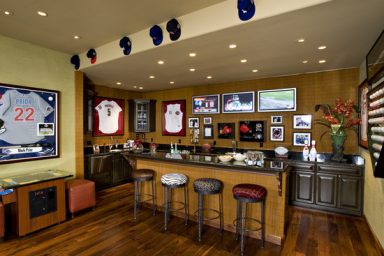 Bar in basement idea and design
