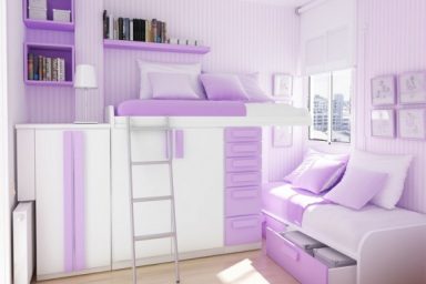 Teenage Purple Girl Bedroom