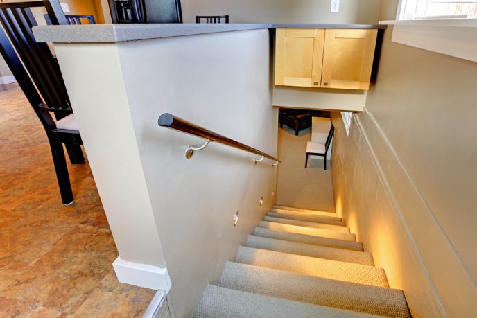 Basement stairway design idea