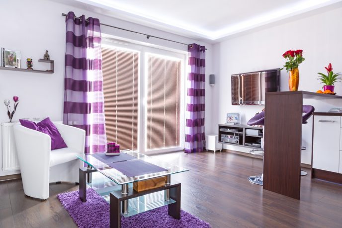 Purple room home decor ideas