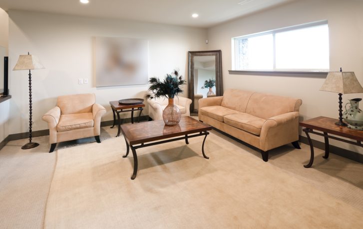 White basement ideas with natural light
