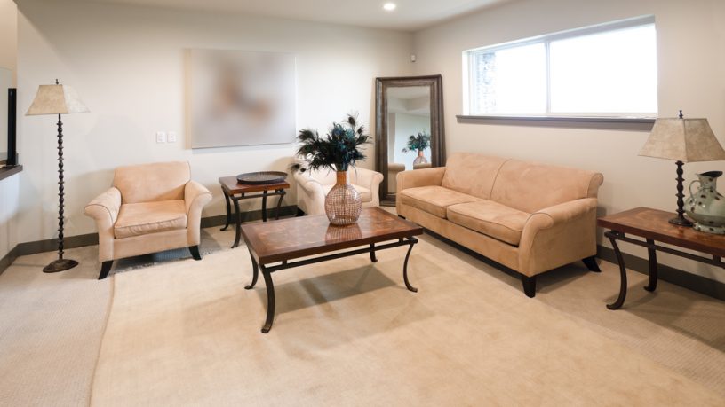 White basement ideas with natural light