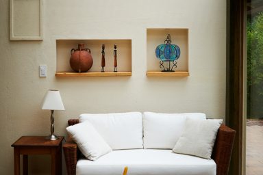 Small outdoor living room