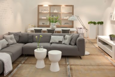 Trendy couch with table