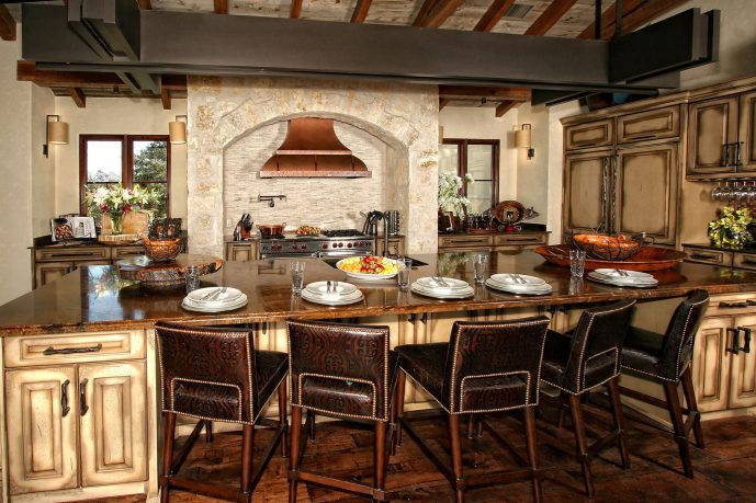 Spanish style rustic kitchen